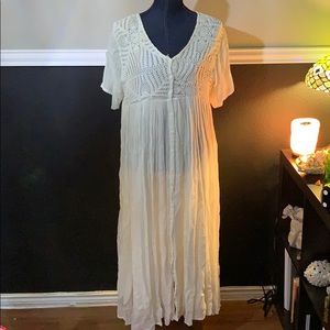 Cute cream color country style dress